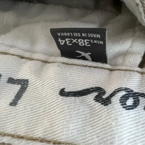 Eddie Bauer pants cargo dress pants pockets Classic Tan Chinos - Picture 8 of 8